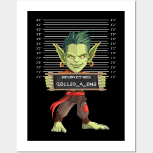 Greyhawk City Watch Mugshot - Male Goblin Posters and Art